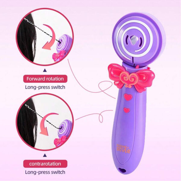 DIY  Hairdressing Toys for Girls, Automatic Hair Braiding Machine and Rope Braider with Accessories, Hairdressing Tool for Children, Christmas and Birthday Gifts, Toys - Image 8